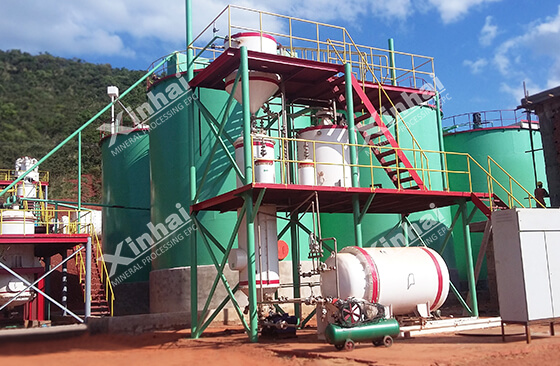 Zimbabwe gold elution plant